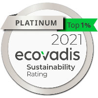 Hexion BV achieved an EcoVadis Platinum rating, placing it in the top 1 percent of companies assessed by EcoVadis.